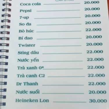 Thực đơn- HD Coffee - Lê Lợi