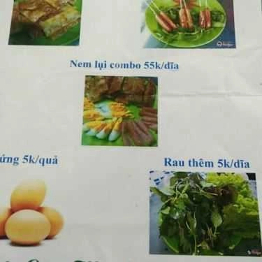 Thực đơn- Ăn vặt Chả Lụi Chị Em - Đường Số 6