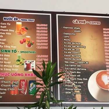 Thực đơn- The Coffee Home