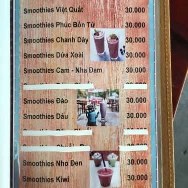 Thực đơn- Góc Phố Coffee - Đường Số 1