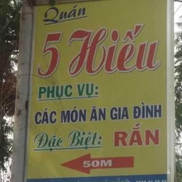 Tổng hợp- Quán 5 Hiếu - Quán Nhậu Bình Dân
