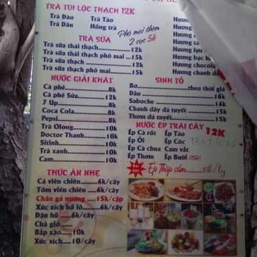 Thực đơn- Ăn Vặt Bình Quới