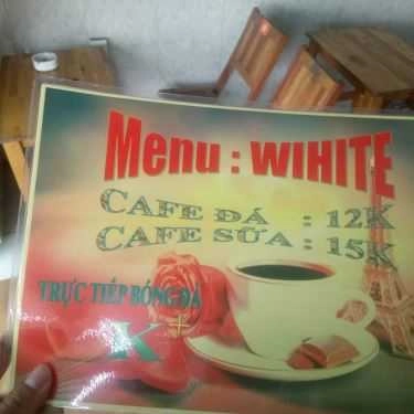 Thực đơn- White Coffee