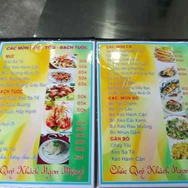 Thực đơn- Quán Nhậu Thảo My - Quán Ăn Bình Dân