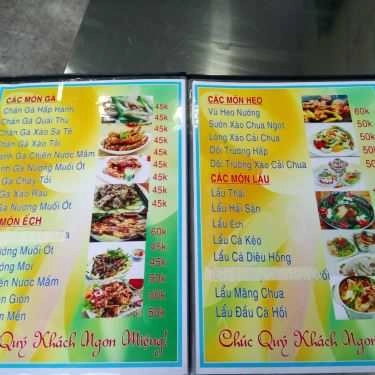 Thực đơn- Quán Nhậu Thảo My - Quán Ăn Bình Dân