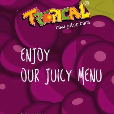 Thực đơn- Cafe Tropical Juice - Smoothies Bar