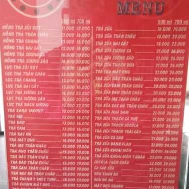 Thực đơn- Cafe Alo Trà - Thủ Đức