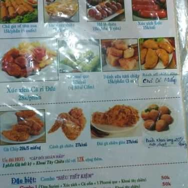 Thực đơn- Cafe Aloha Quán - Xô Viết Nghệ Tĩnh
