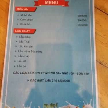 Thực đơn- Quán Ăn Ẩm Thực Chay Đỉnh Bồ Đề