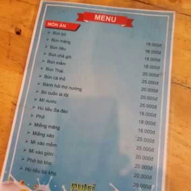 Thực đơn- Quán Ăn Ẩm Thực Chay Đỉnh Bồ Đề