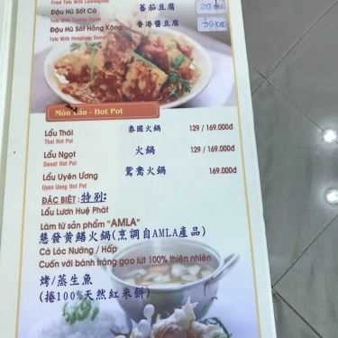 Thực đơn- Quán Ăn Ẩm Thực Chay Huệ Phát