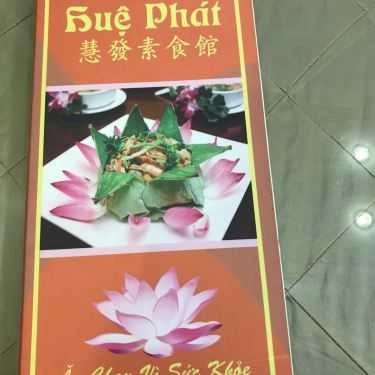Thực đơn- Quán Ăn Ẩm Thực Chay Huệ Phát