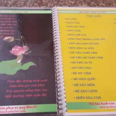 Thực đơn- Quán Ăn Ẩm Thực Chay Lạc Việt