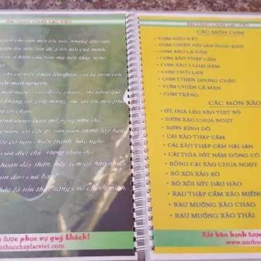 Thực đơn- Quán Ăn Ẩm Thực Chay Lạc Việt