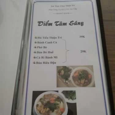 Thực đơn- Quán Ăn Ẩm Thực Chay Thiện Trí