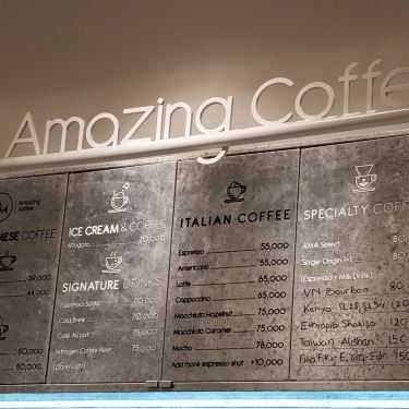 Thực đơn- Ama Coffee