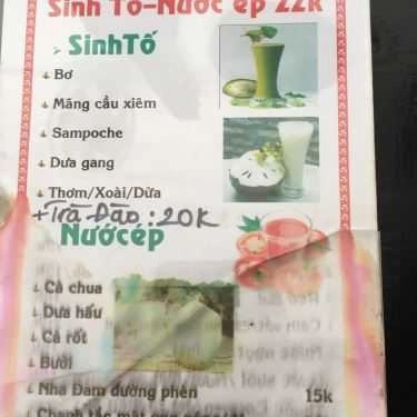 Thực đơn- Win Coffee - Vườn Lài