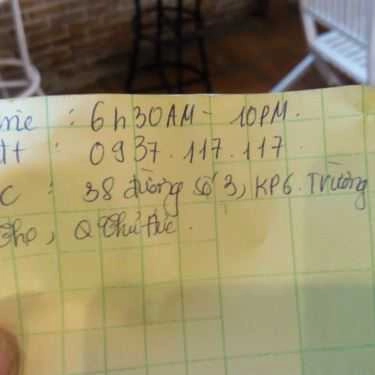 Tổng hợp- Ân Cafe - Đường Số 3