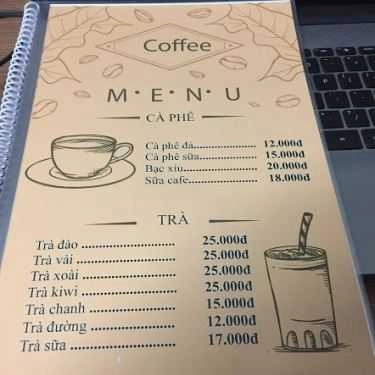 Thực đơn- An Coffee - Tân Thới Nhất 6