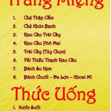 Tổng hợp- Quán Ăn An Hỷ - Thực Phẩm Chay