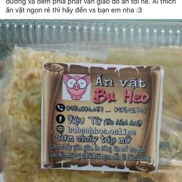 Món ăn- Ăn Vặt Bu Heo - Shop Online