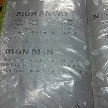Thực đơn- Cafe Kem Cô Yến