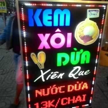 Thực đơn- Ăn vặt Kem Dừa Thái Lan