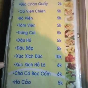 Thực đơn- Ăn Vặt Lúa