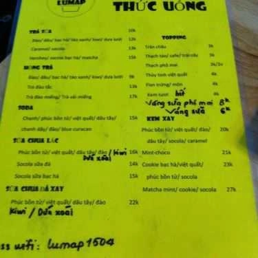 Thực đơn- Ăn Vặt Lumap - Lê Thị Hà