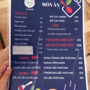 Thực đơn- Ăn Vặt Lumap - Lê Thị Hà