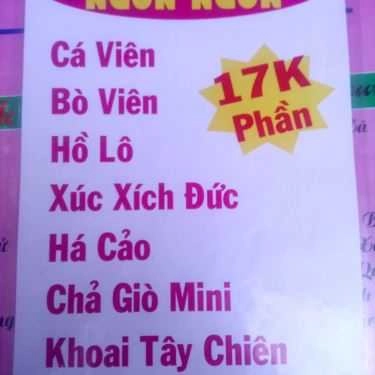 Thực đơn- Ngon Ngon - Trà Sữa & Ăn Vặt