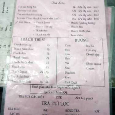 Thực đơn- Ăn Vặt Quyên Quyên