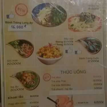 Thực đơn- Ăn Vặt SuSu - Đoàn Thị Điểm