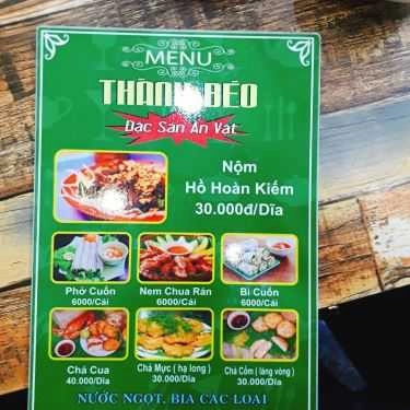 Thực đơn- Ăn Vặt Thành Béo