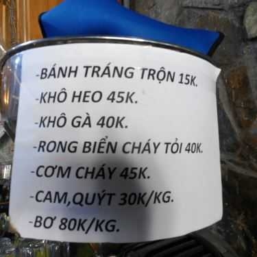 Thực đơn- AD Cafe