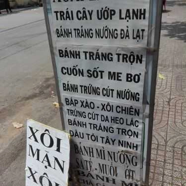 Thực đơn- Xôi, Bánh Tráng & Ăn Vặt