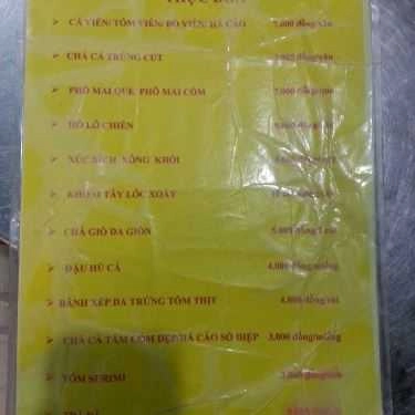Thực đơn- Ăn Vặt Vườn Chuối