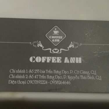 Tổng hợp- Anh Coffee - Trần Hưng Đạo