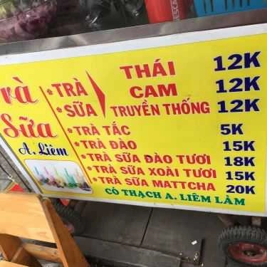 Thực đơn- Cafe Trà Sữa A Liêm