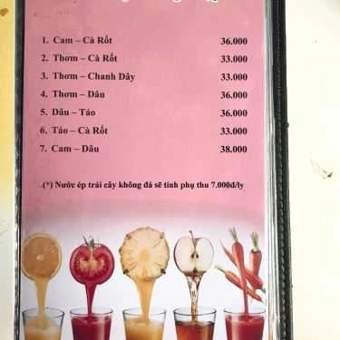 Thực đơn- Anna's Garden Cafe