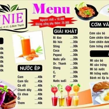 Thực đơn- Annie Cafe - Điện Biên Phủ
