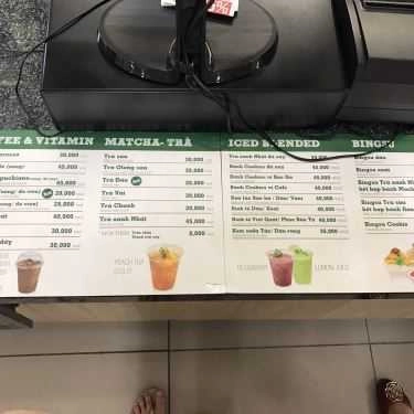 Thực đơn- Aplus Coffee - Aeon Citimart Quang Trung