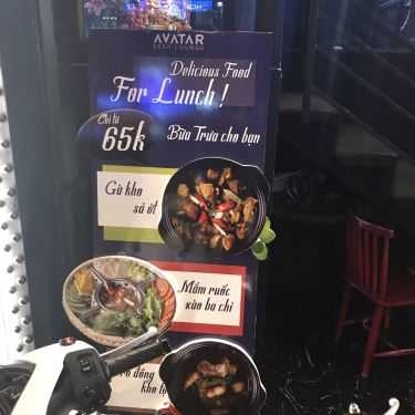 Thực đơn- Cafe Avatar - Beer Lounge