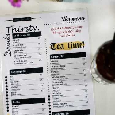 Thực đơn- B&T - Coffee & Milk Tea