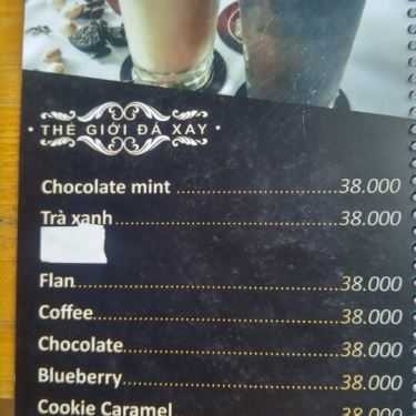 Thực đơn- B2B Cafe