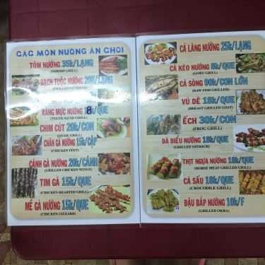 Thực đơn- Ăn vặt Quán Hiệp - Bạch Tuộc Nướng & Xiên Que