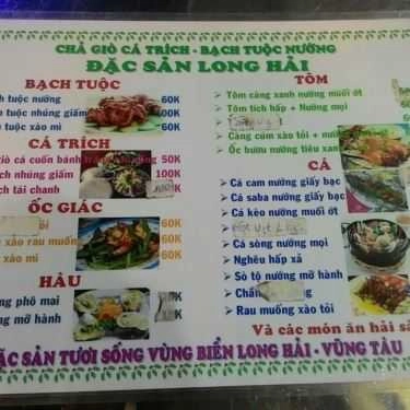 Thực đơn- Quán Nhậu Bụng Bự Quán