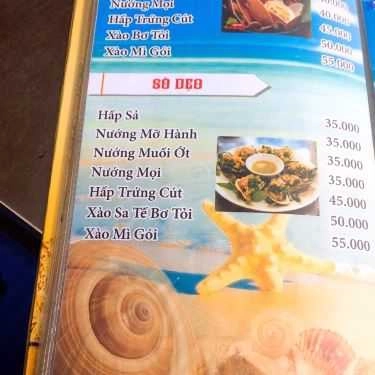 Thực đơn- Quán Nhậu Băng Tâm - Ốc & Lẩu Bắp Bò