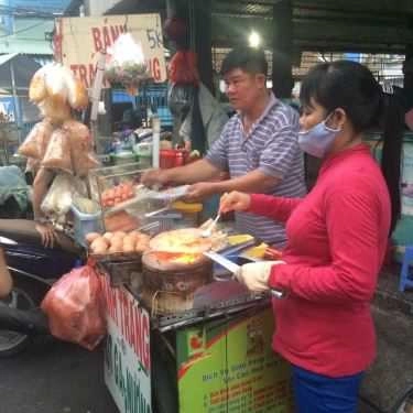 Không gian- Ăn vặt Báng Tráng Nướng - Chợ Phạm Văn Hai
