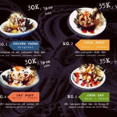 Thực đơn- Ăn vặt Takoyaki Hatachi - Trần Khắc Chân